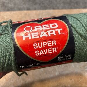 Red Heart Super Saver Yarn - Green